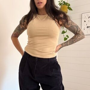 Weworewhat Cotton jersey tank top